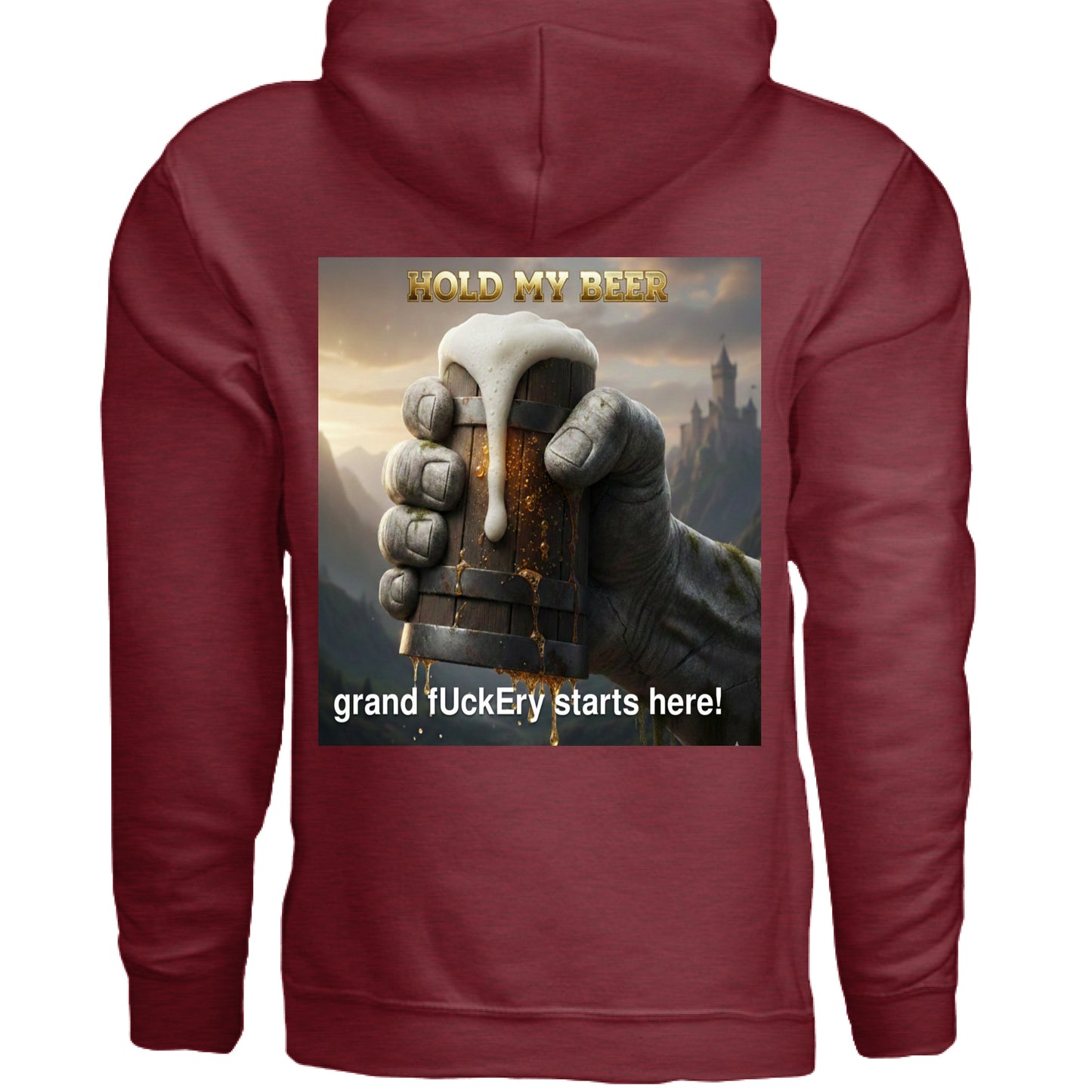 ANTIQUE CHERRY RED - BACK