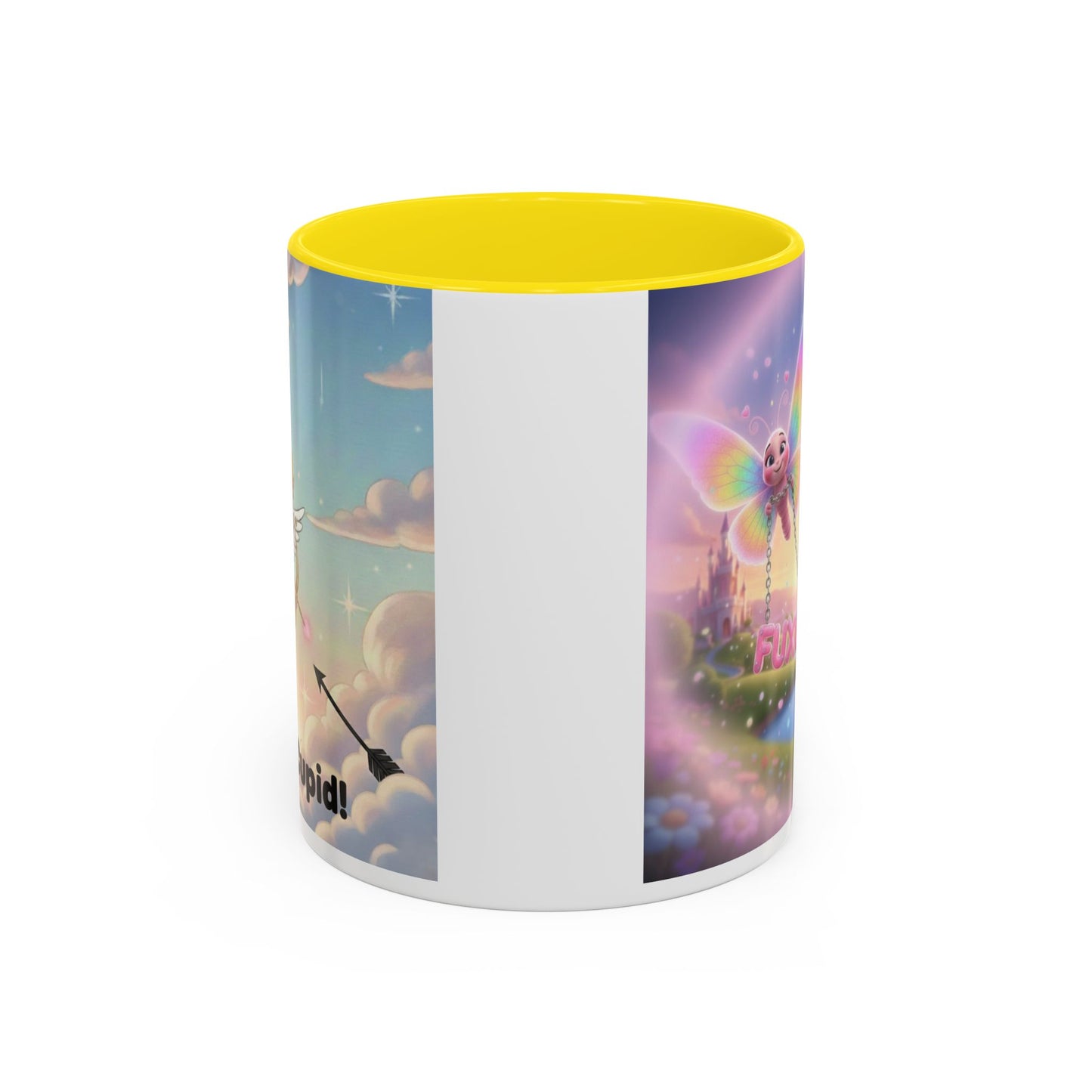 Magical Fox & Fairy Accent Coffee Mug — Rainbow Fantasy 11/15oz