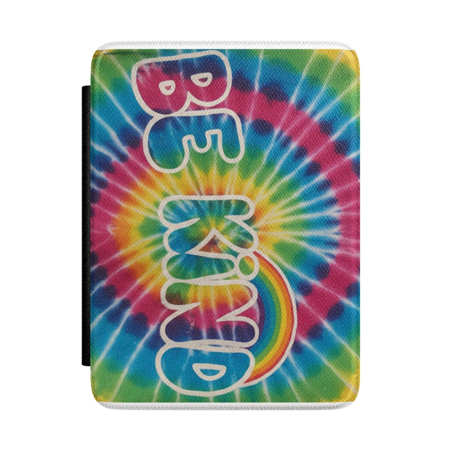 Kindle Case - Rainbow Tie-Dye "Be Kind" Protective Cover