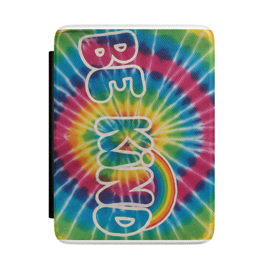Kindle Case - Rainbow Tie-Dye "Be Kind" Protective Cover