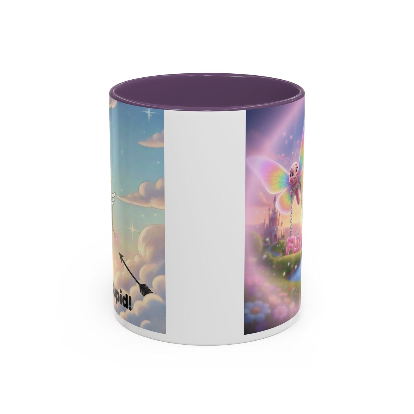 Magical Fox & Fairy Accent Coffee Mug — Rainbow Fantasy 11/15oz
