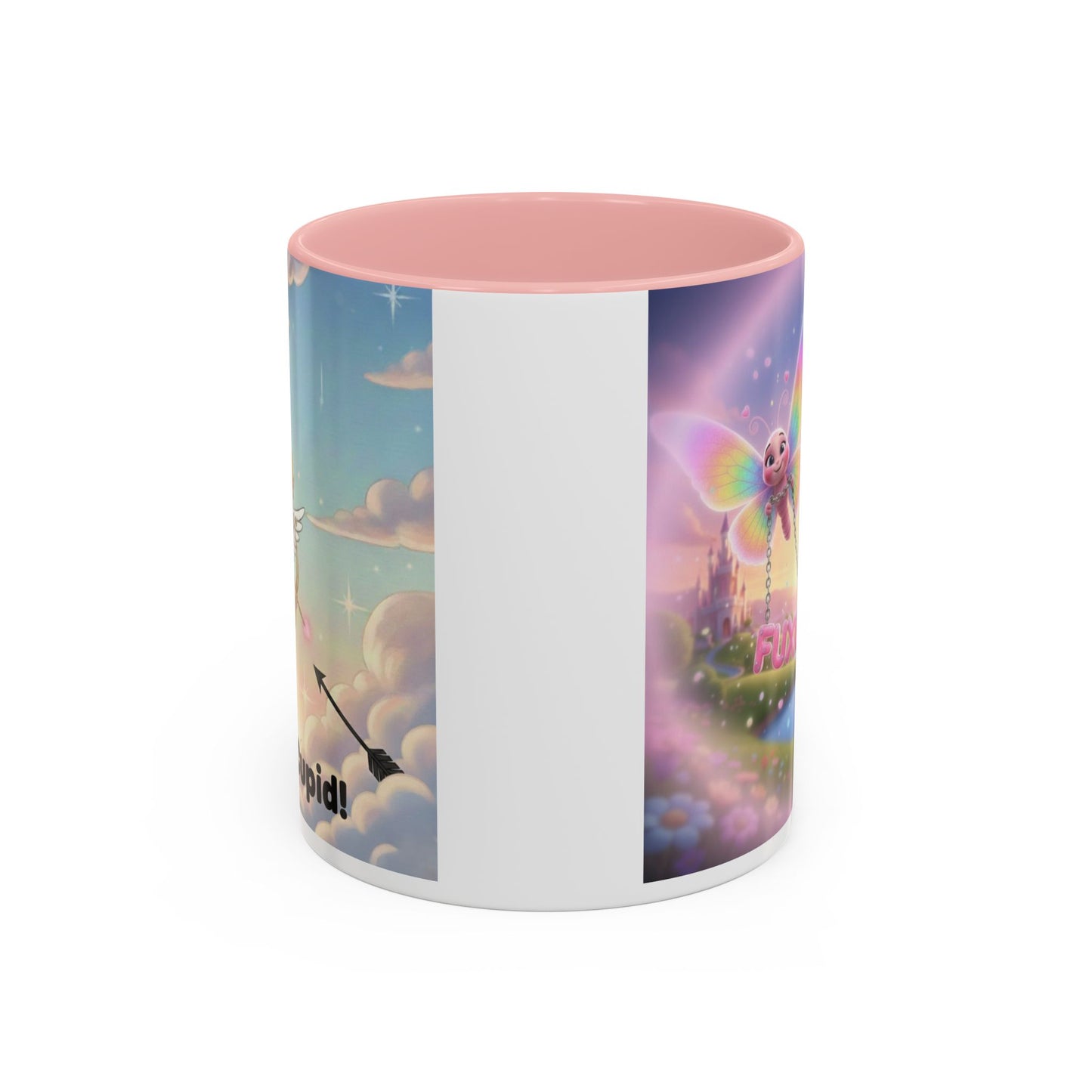 Magical Fox & Fairy Accent Coffee Mug — Rainbow Fantasy 11/15oz