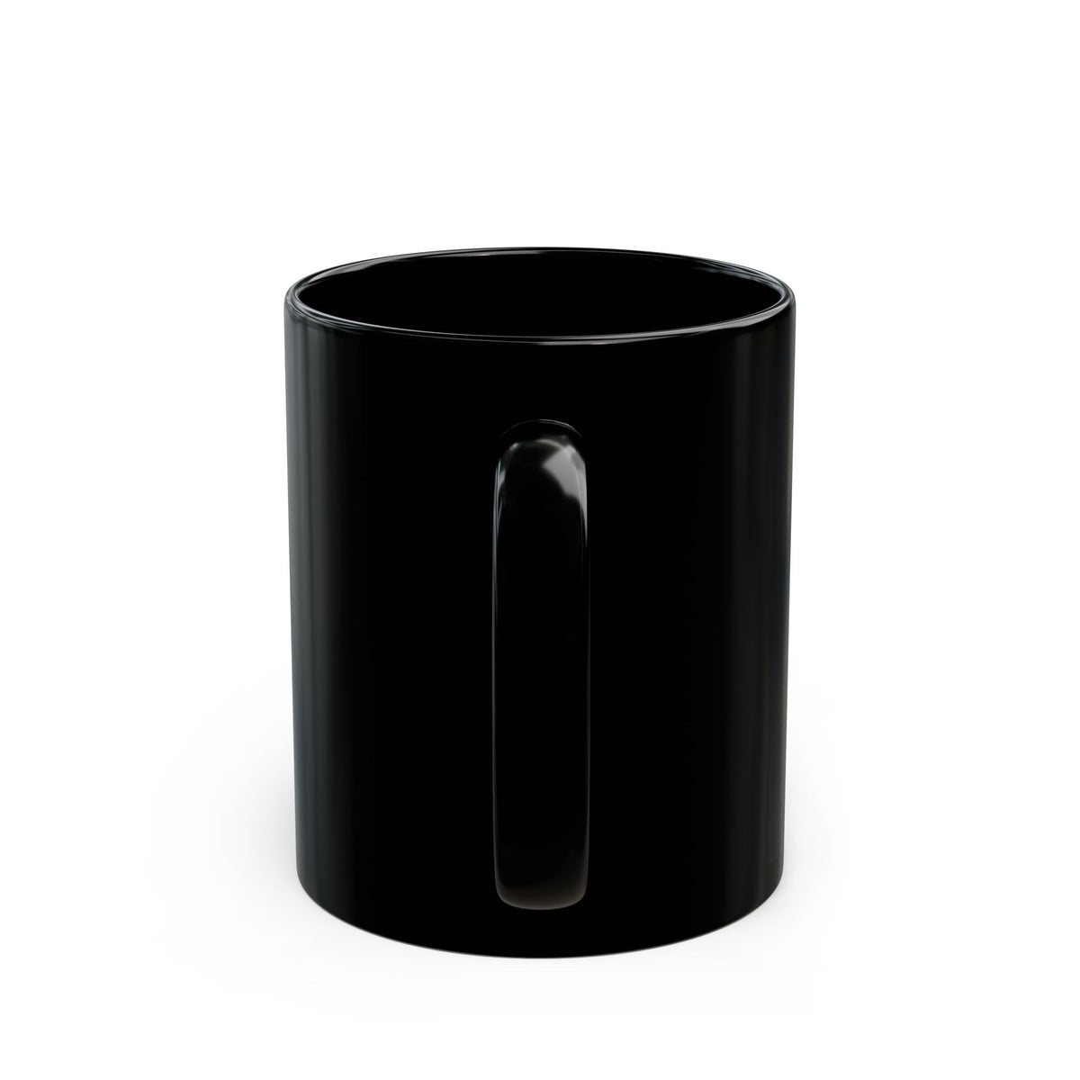 Cancer Survivor Victory Trophy Black Coffee Mug — 11oz/15oz