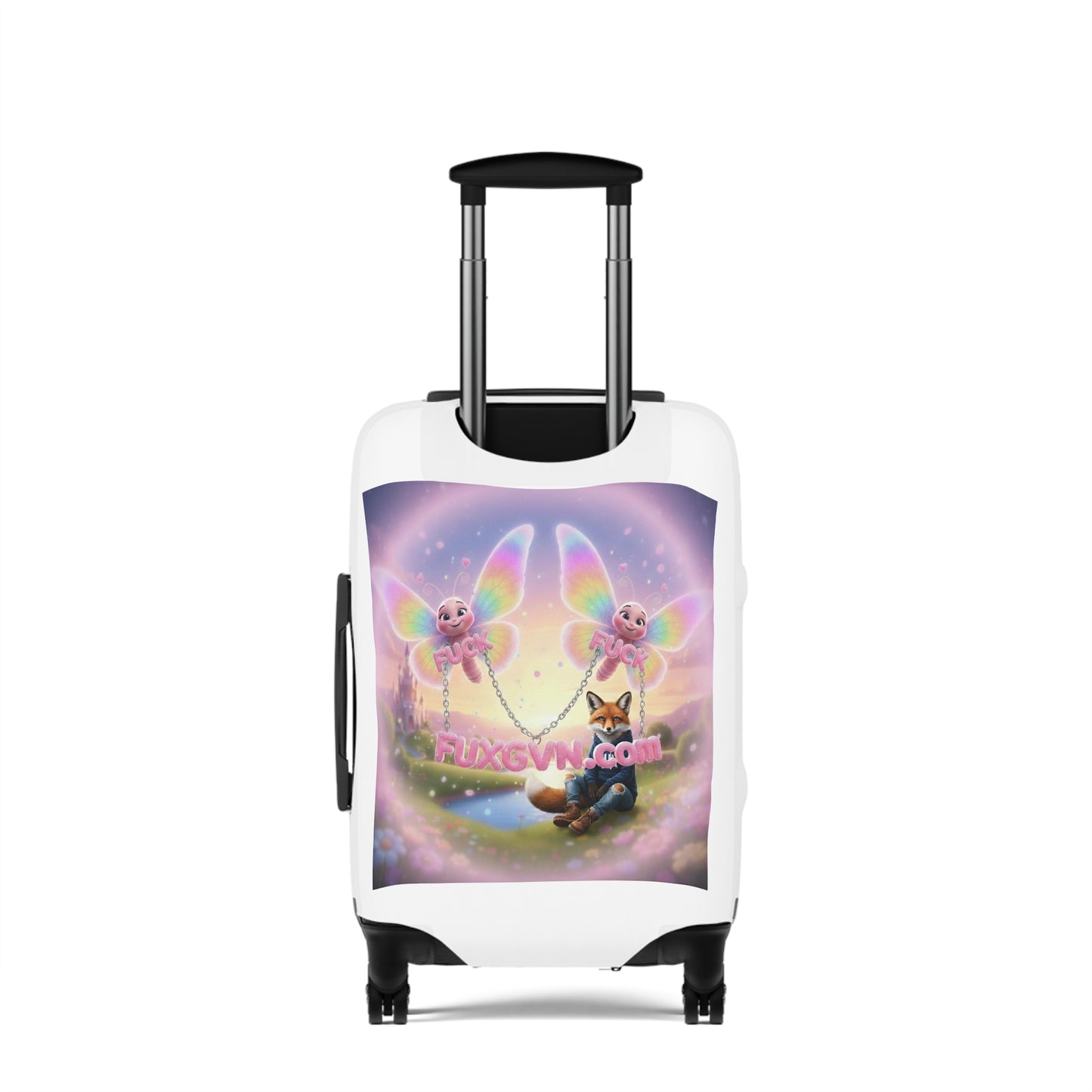 Tropical Margarita Luggage Cover — “Bitches Be Trippin’” Travel Protector