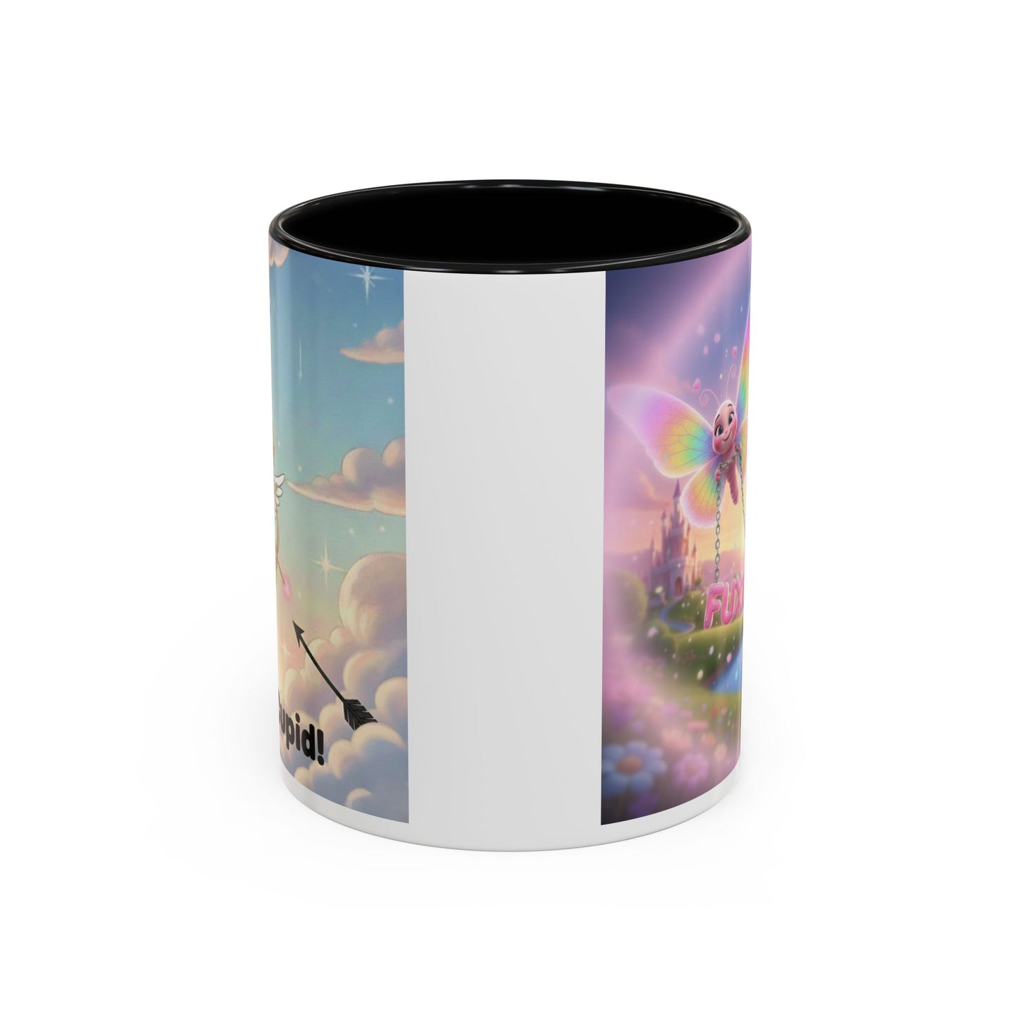 Magical Fox & Fairy Accent Coffee Mug — Rainbow Fantasy 11/15oz