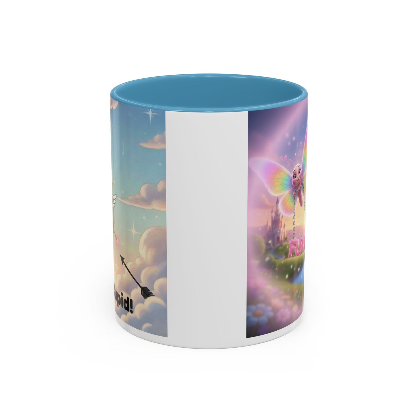 Magical Fox & Fairy Accent Coffee Mug — Rainbow Fantasy 11/15oz