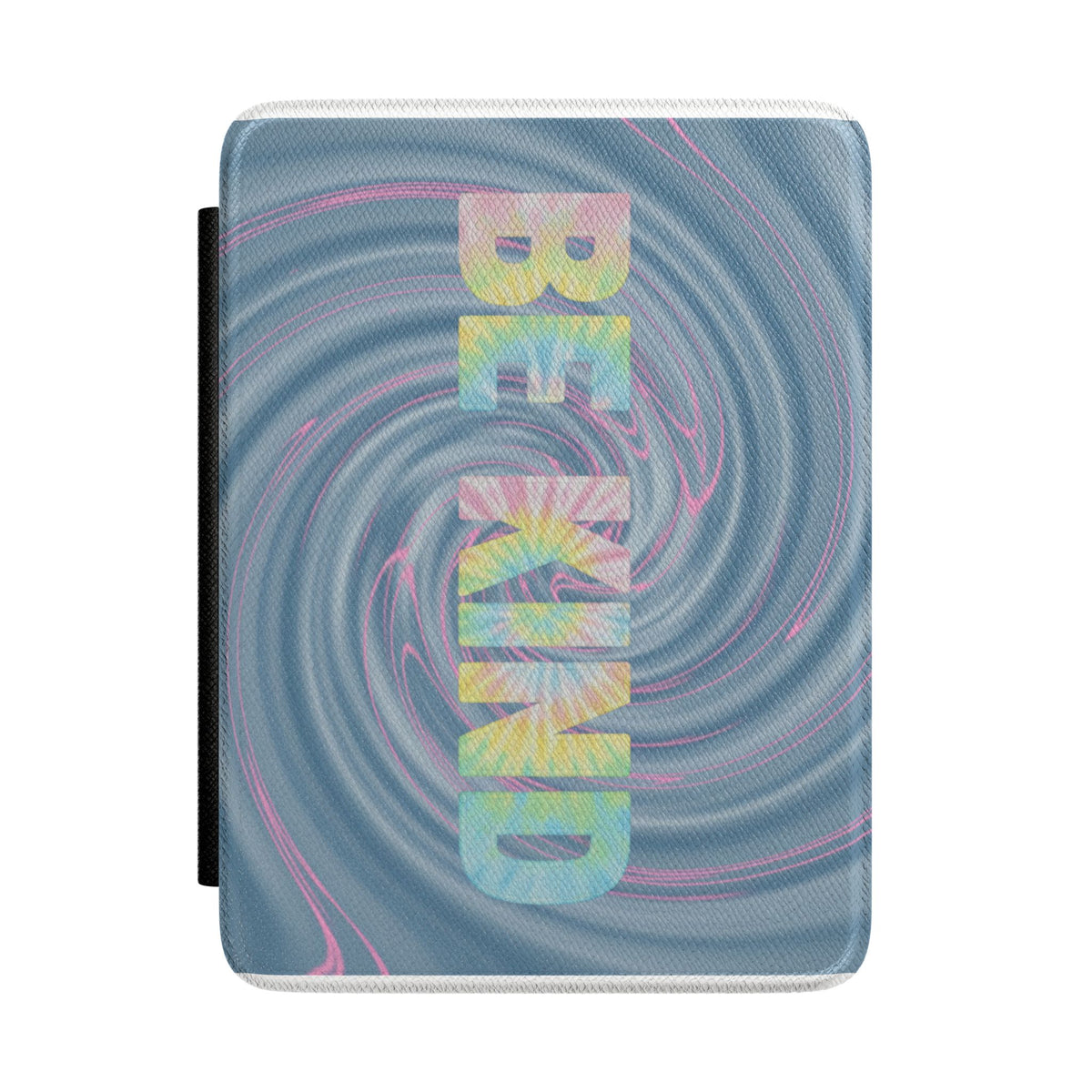 BE KIND Swirl Kindle Case — Pastel Typography Protective E-Reader Cover