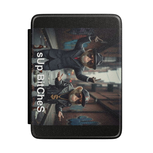 Kindle Case - 'Sup Bitches' Streetwise Teddy Bear Cover
