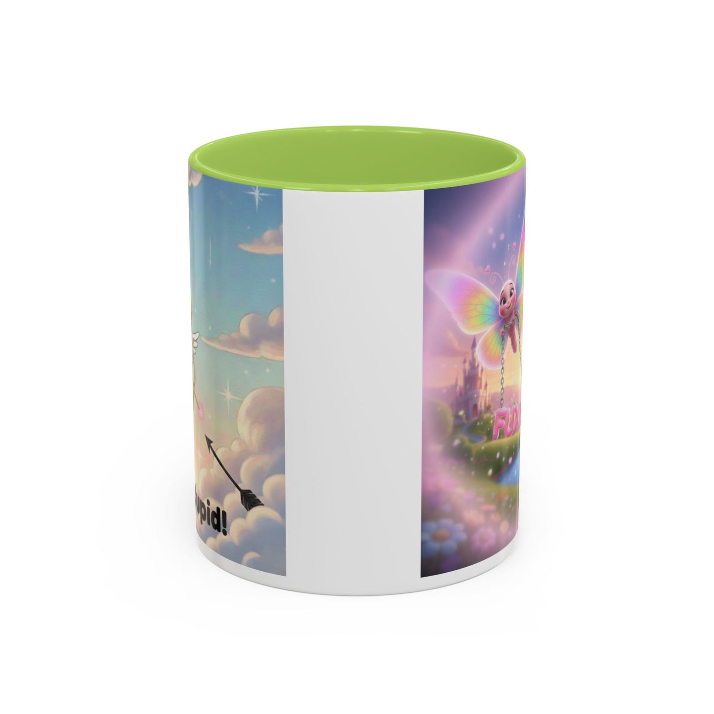 Magical Fox & Fairy Accent Coffee Mug — Rainbow Fantasy 11/15oz