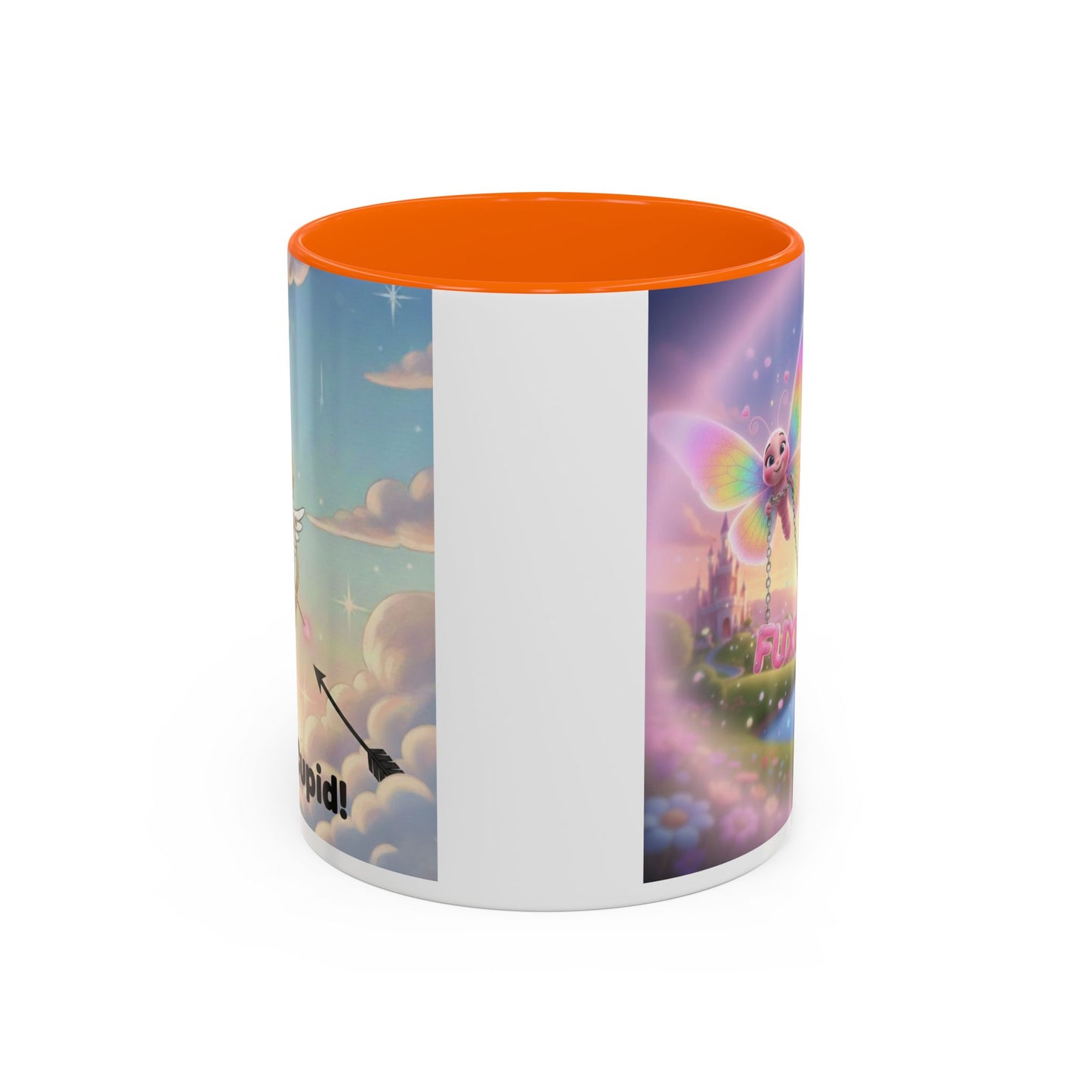 Magical Fox & Fairy Accent Coffee Mug — Rainbow Fantasy 11/15oz