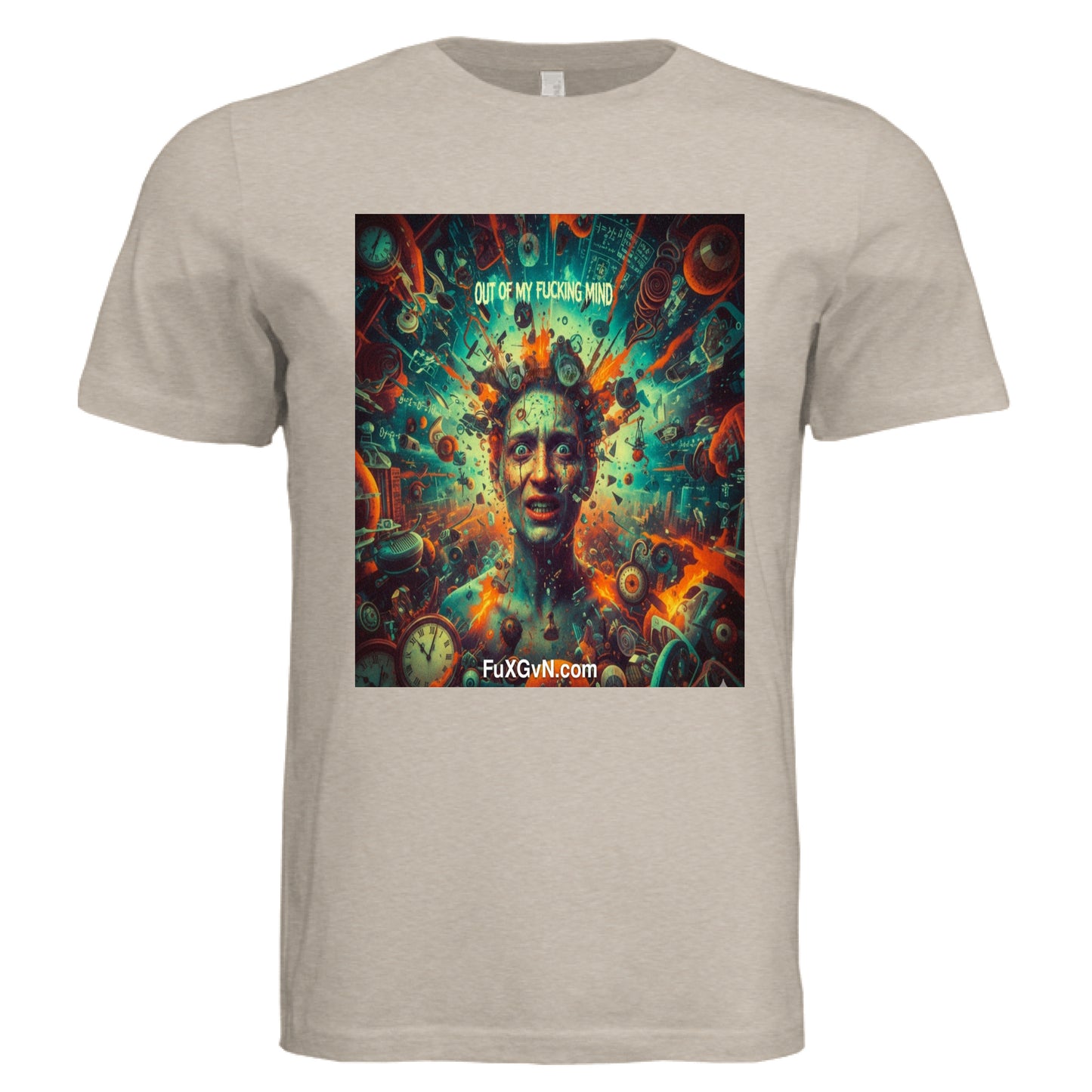 Tan Triblend - FRONT