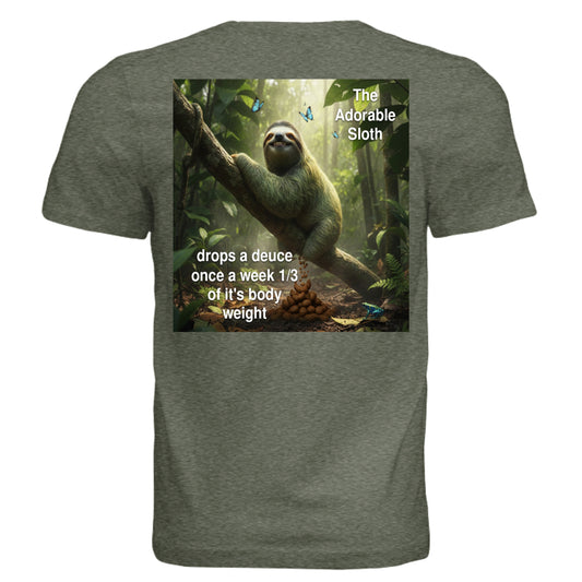 Military Green Triblend - BACK