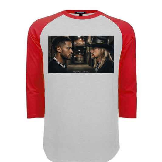 HEATHER GREY / RED - FRONT