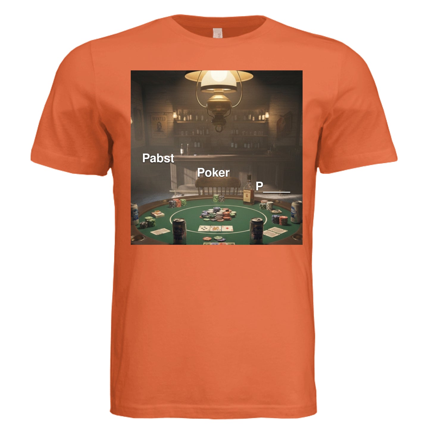 Solid Orange Triblend - FRONT