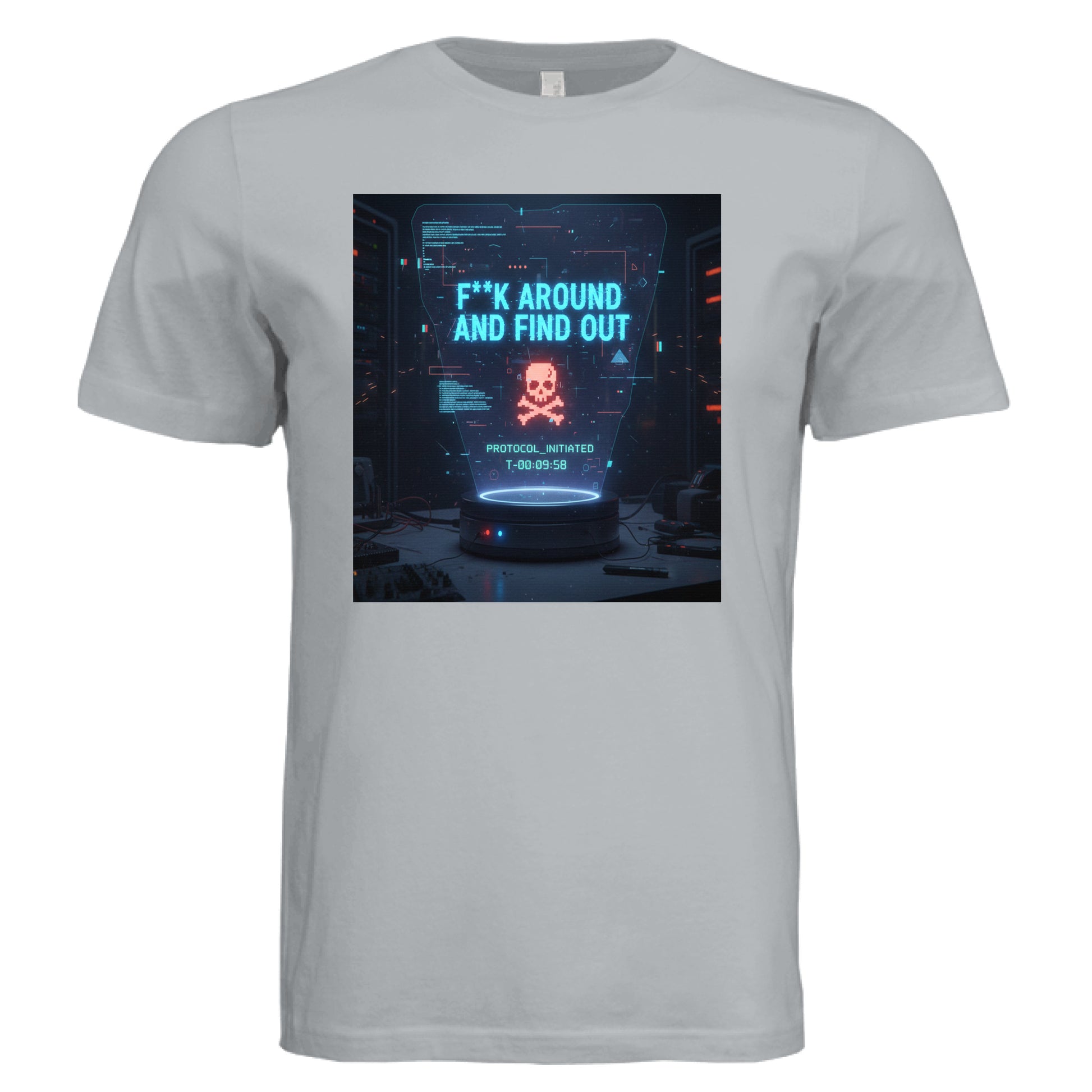 Solid Silver Triblend - FRONT