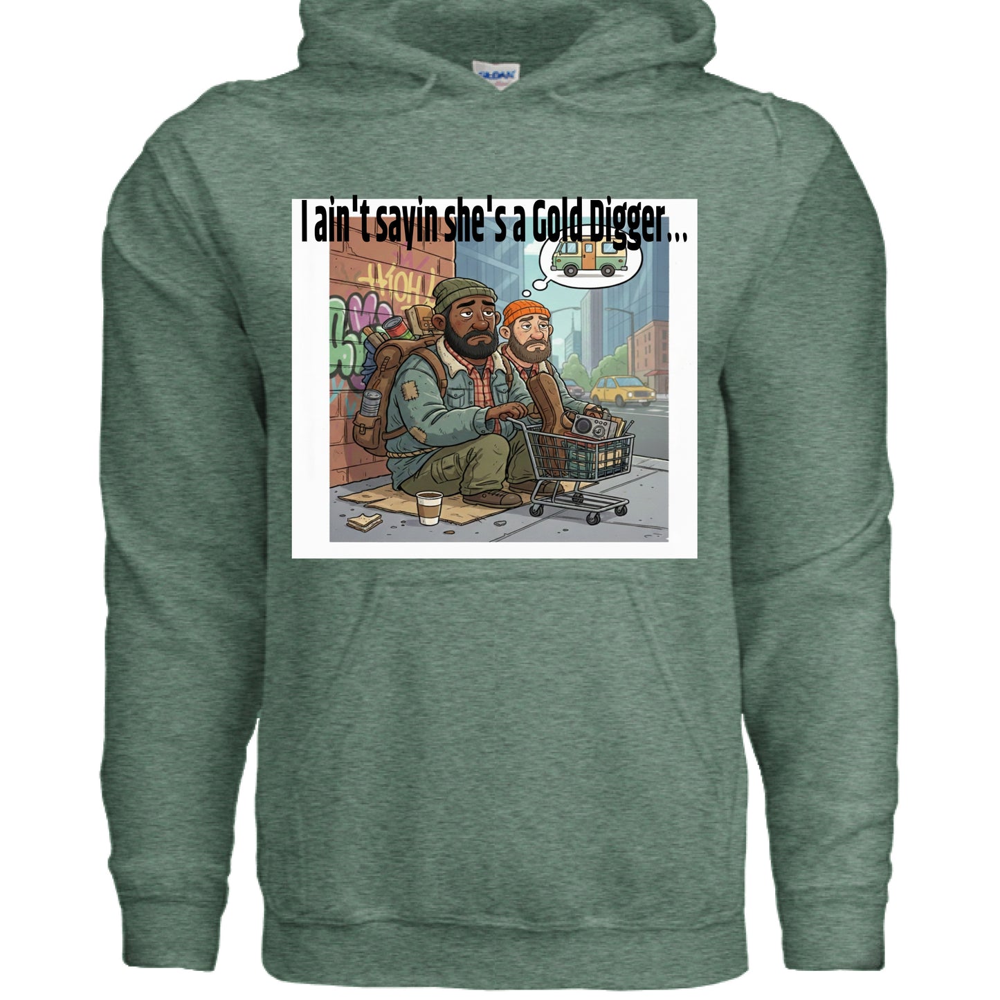 Heather Sport Dark Green - FRONT