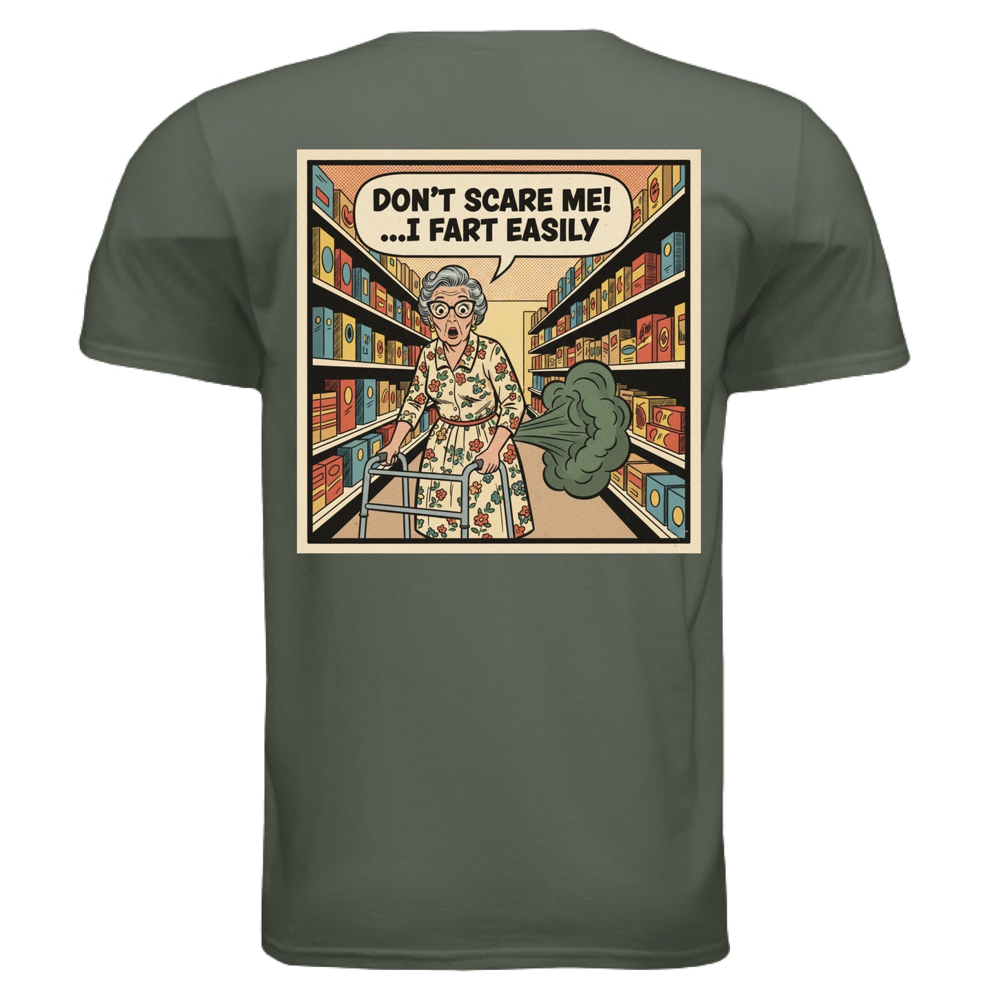 MILITARY GREEN - BACK