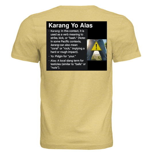 Mustard Triblend - BACK