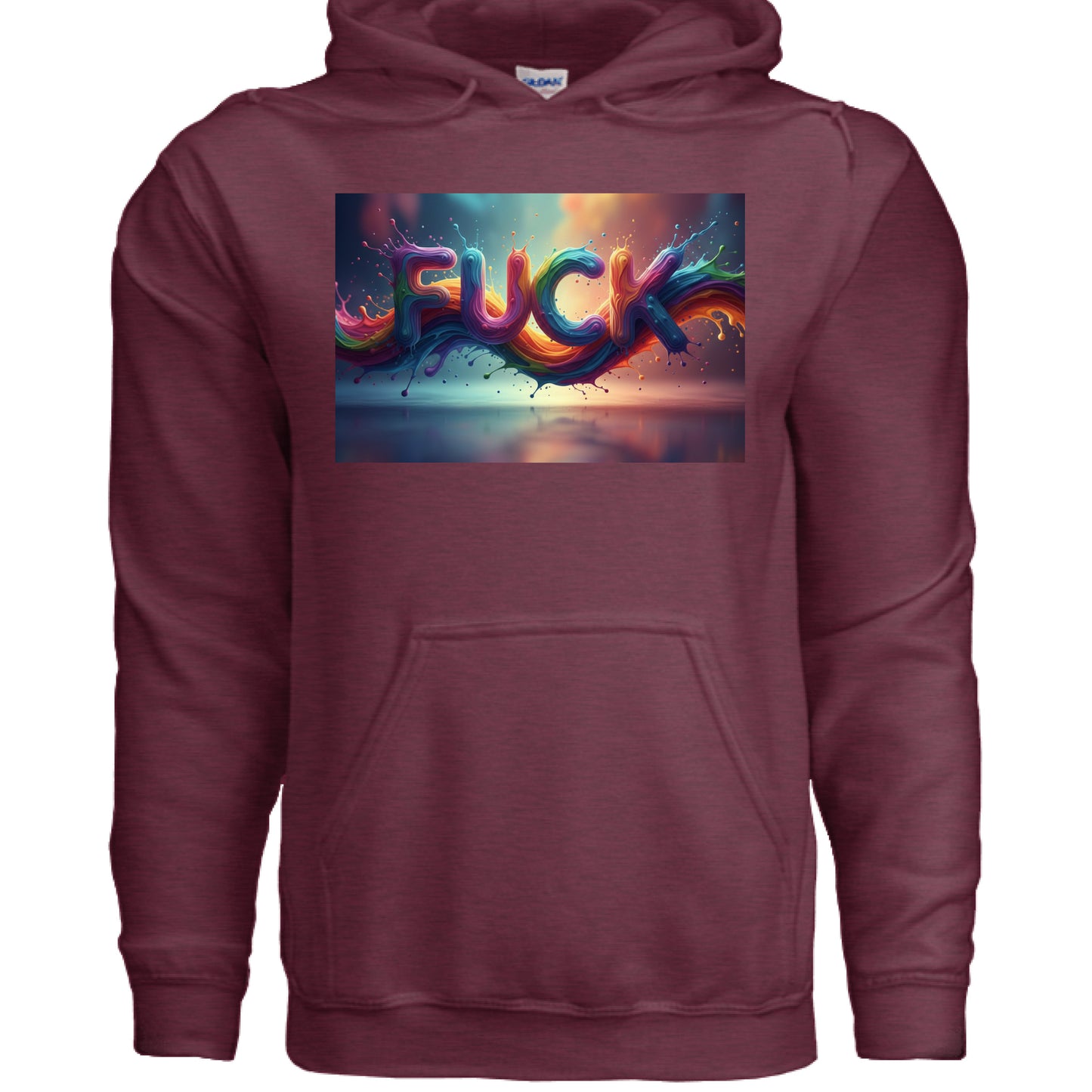 Heather Sport Dark Maroon - FRONT