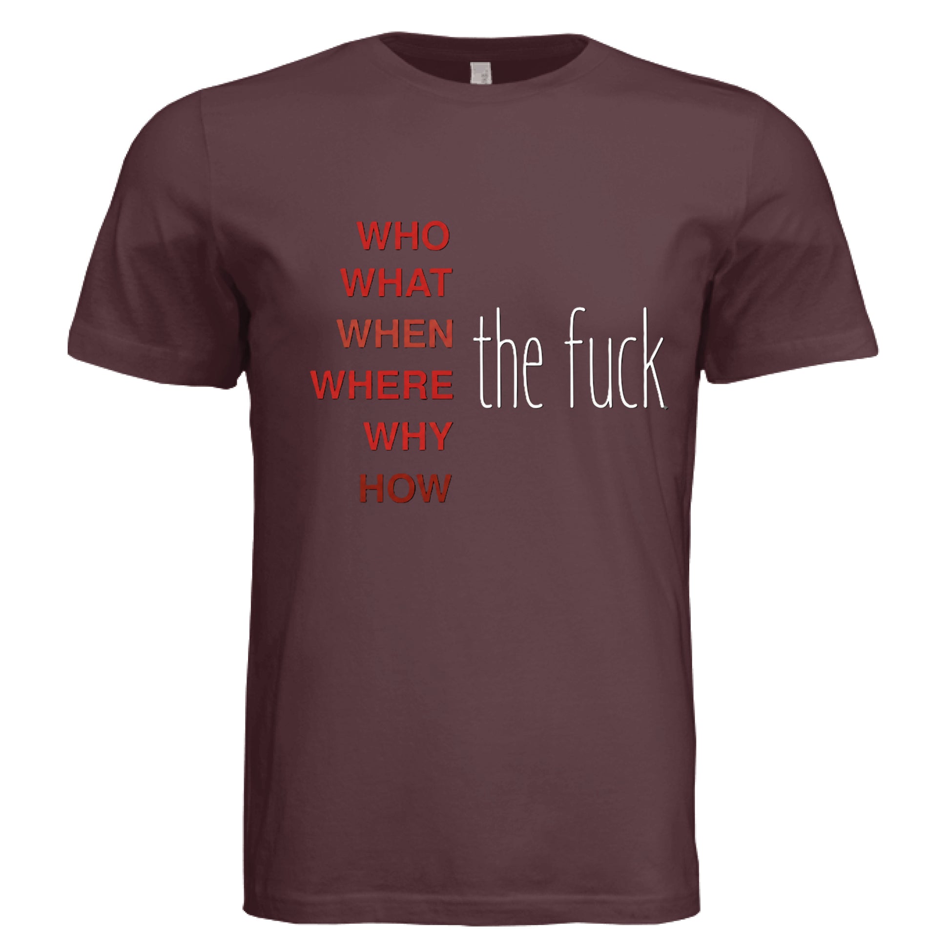 Solid Maroon Triblend - FRONT