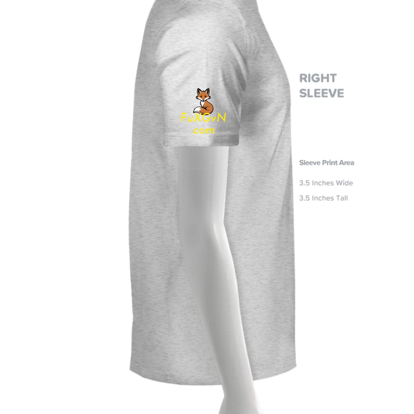 HEATHER WHITE - SLEEVE_RIGHT