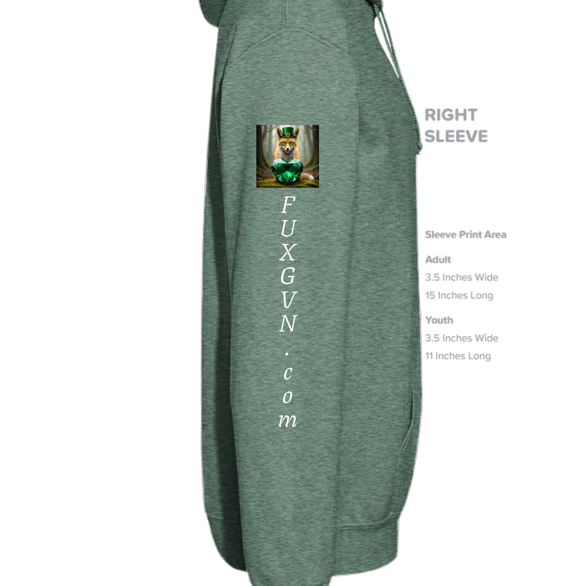 Heather Sport Dark Green - SLEEVE_RIGHT