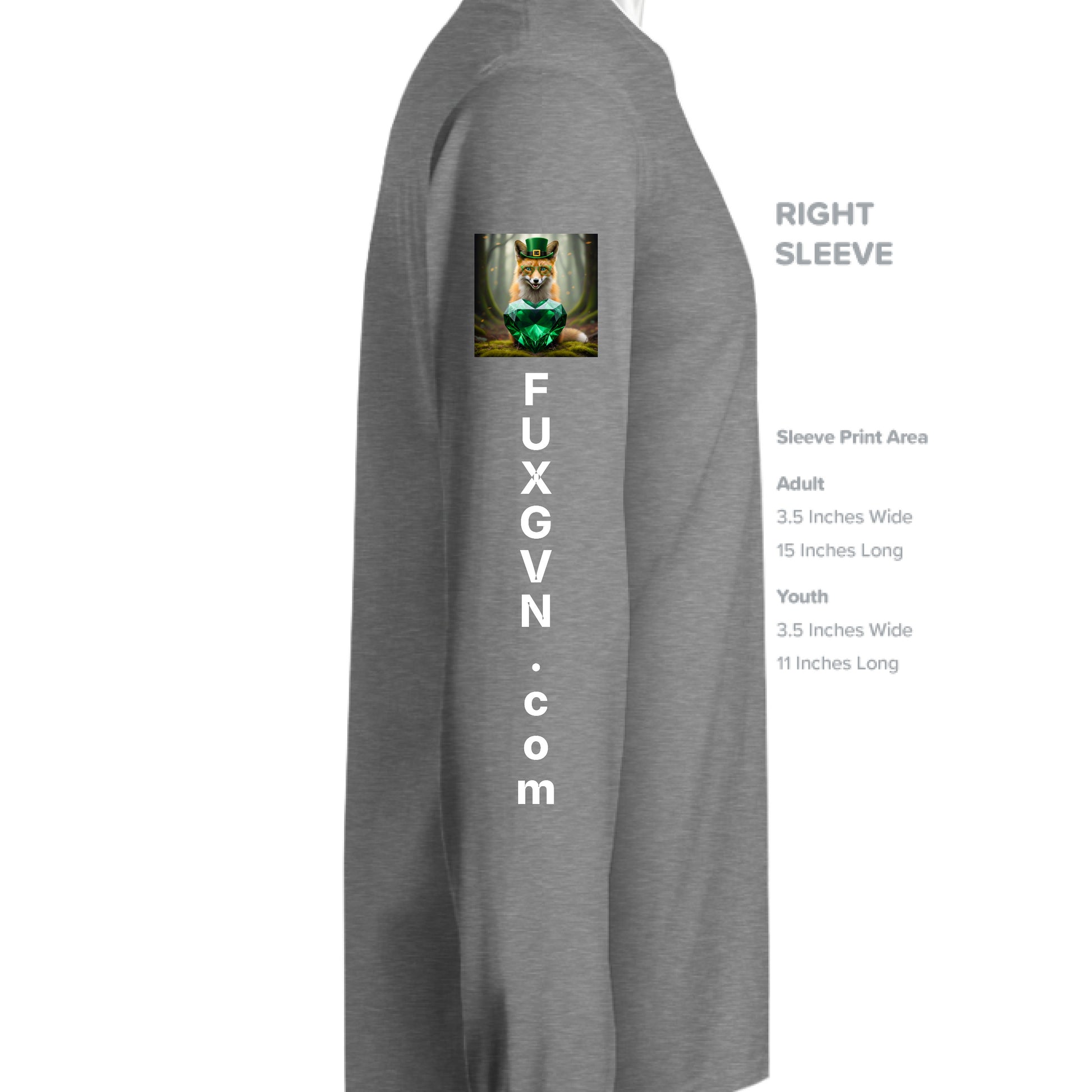 GRAPHITE HEATHER - SLEEVE_RIGHT