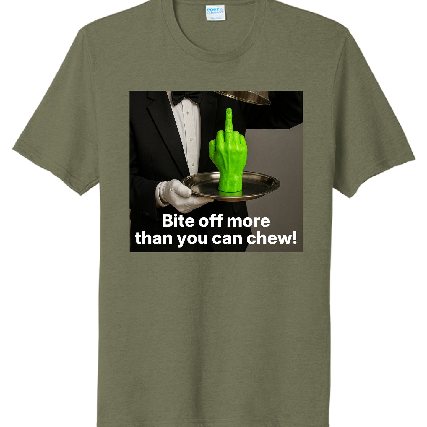 Military Green Heather - FRONT