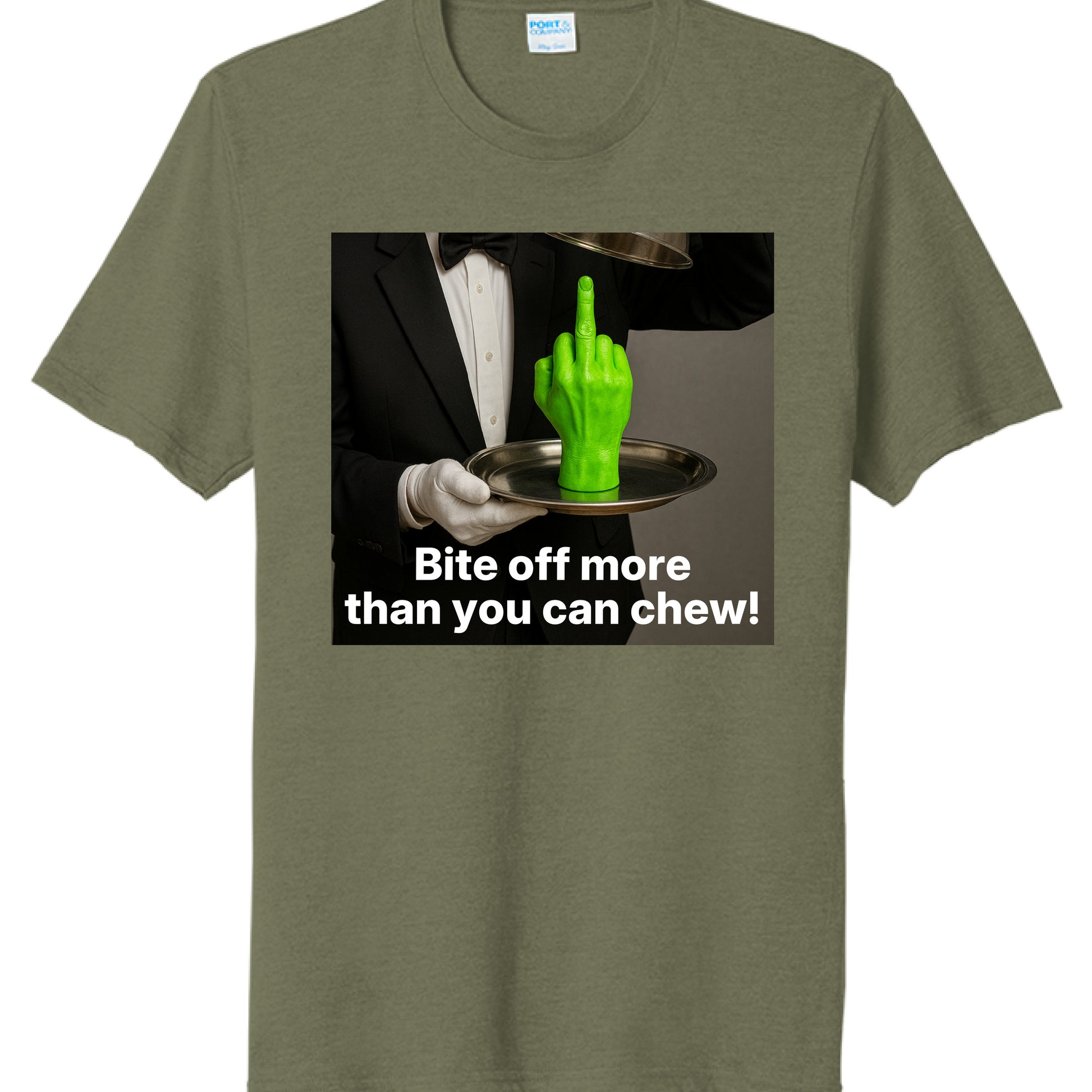 Military Green Heather - FRONT