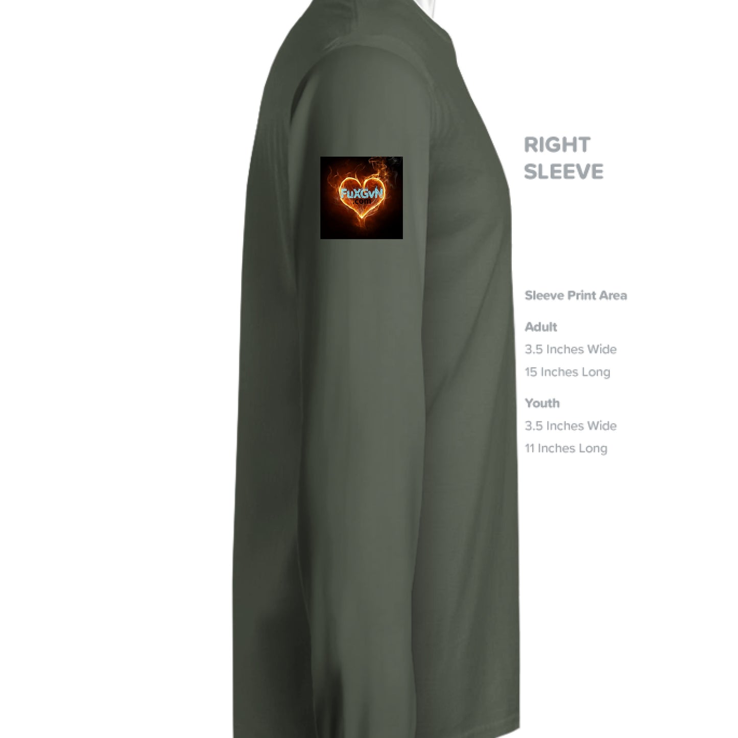 MILITARY GREEN - SLEEVE_RIGHT