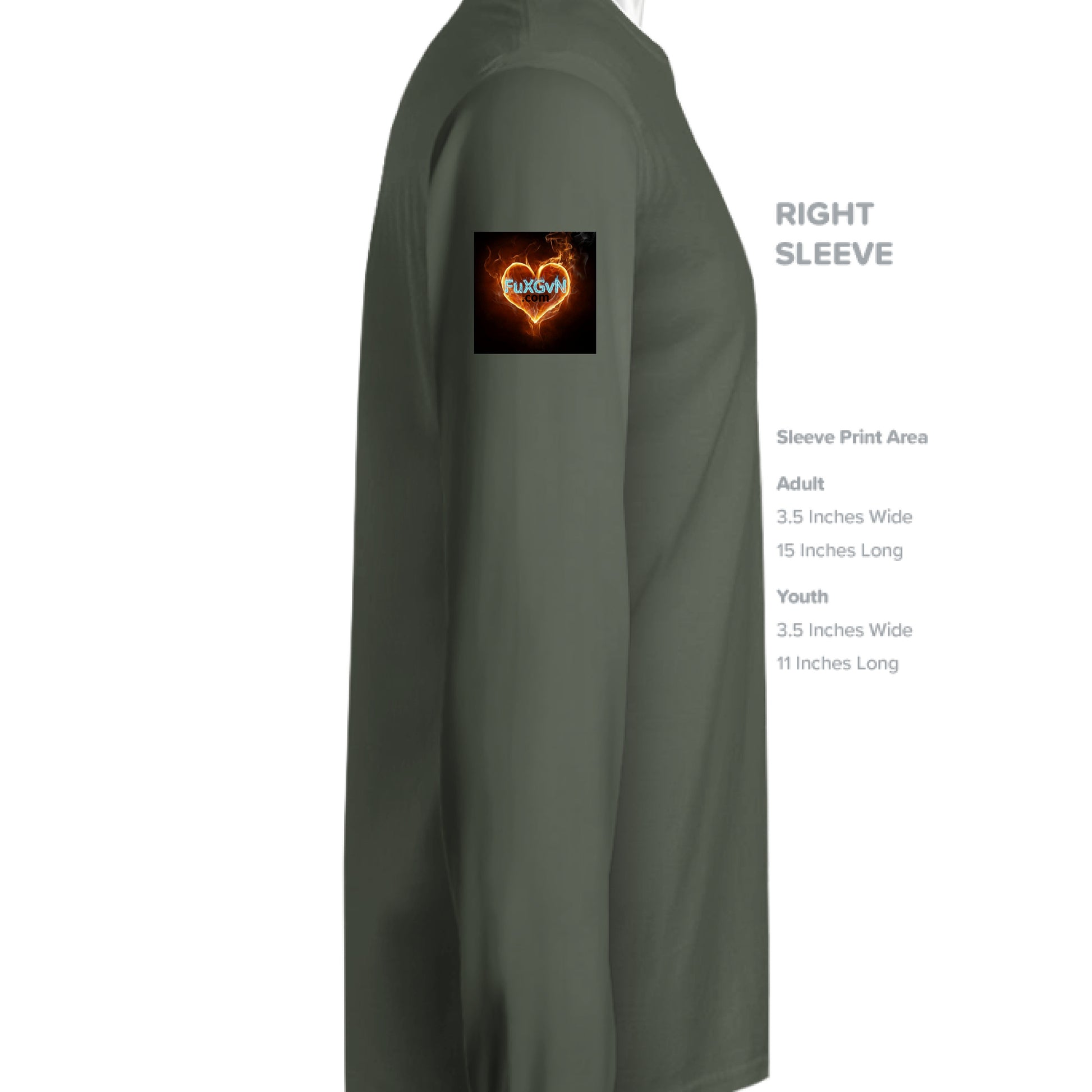 MILITARY GREEN - SLEEVE_RIGHT