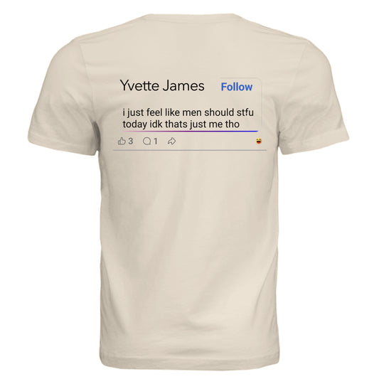 Solid Natural Triblend - BACK